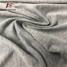 TR poliester și țesătură din tricot un singur jerseu elastic gri