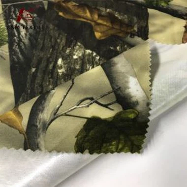 Țesătură Camo super moale imprimată cu folie ușoară