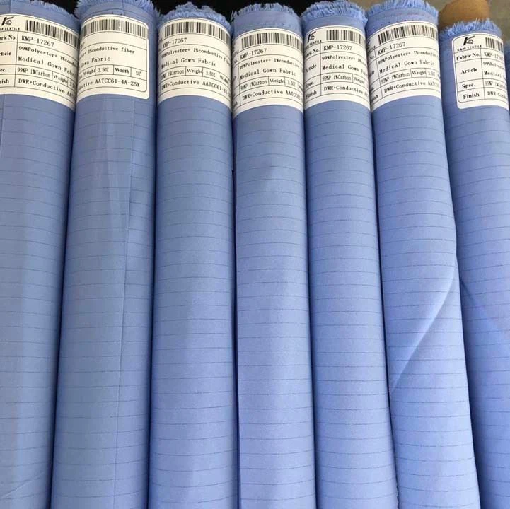 Polyester Carbon Medical Fabric