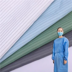 Material conductiv pentru halat chirurgical